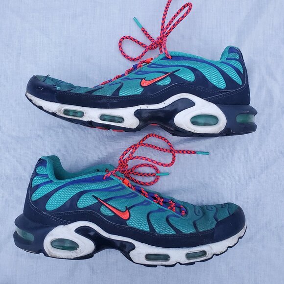 Nike TnAir Teal Magenta Athletic Sneaker Shoes - Size 11